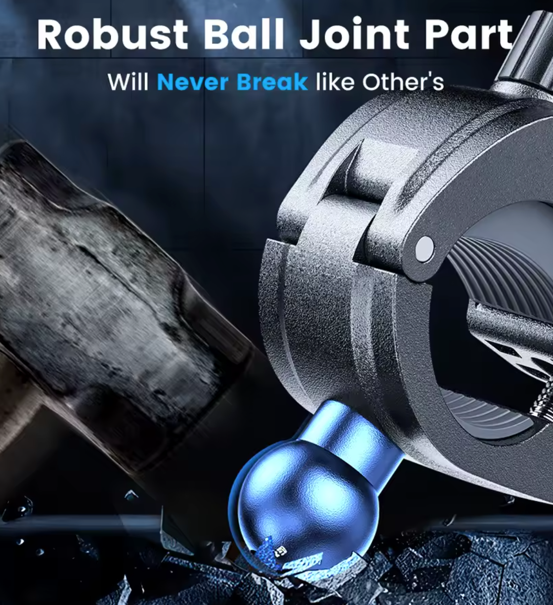 Soporte de celular para moto (aluminio)