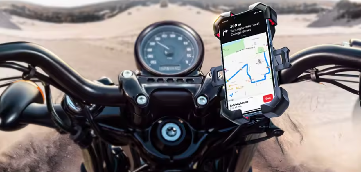 Soporte de celular para moto (aluminio)