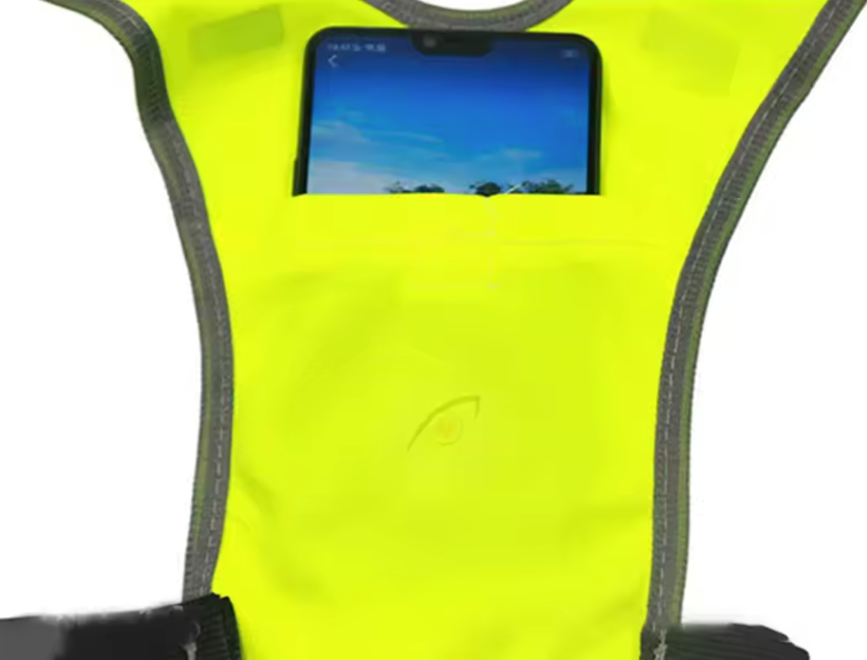 Chaleco reflectante para motociclista – Alta visibilidad