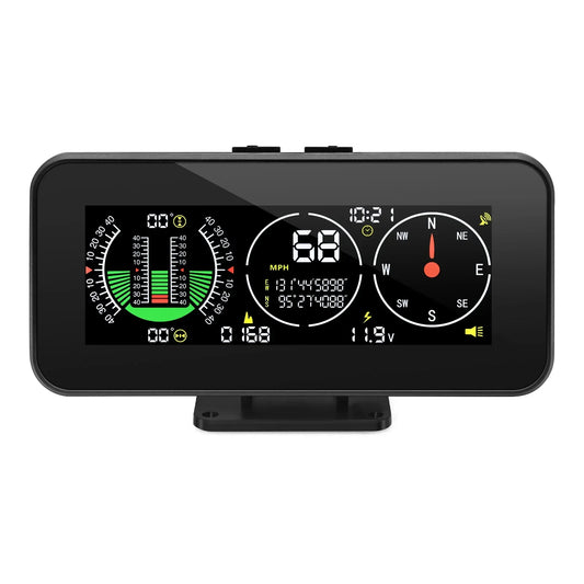 Medidor Digital de Inclinación y Velocidad GPS NNEOBA M60 – Para Auto y Moto