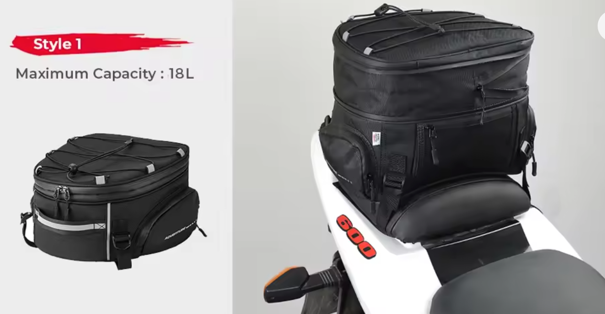 Bolsa trasera impermeable (asiento)