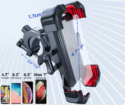 Soporte de celular para moto (aluminio)
