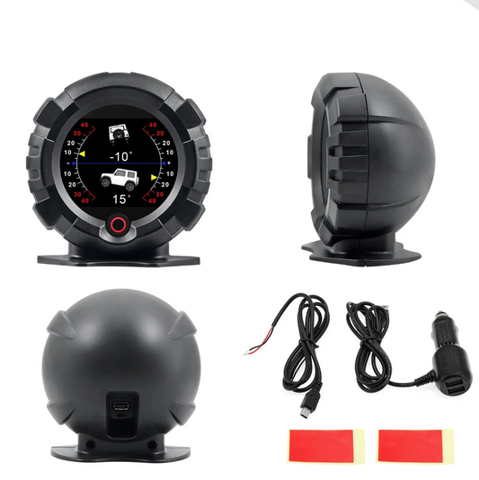 NNEOBA X95 – Pantalla HUD GPS con Inclinómetro para 4x4 y Motos Adventure