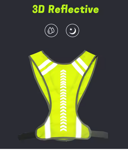 Chaleco reflectante para motociclista – Alta visibilidad