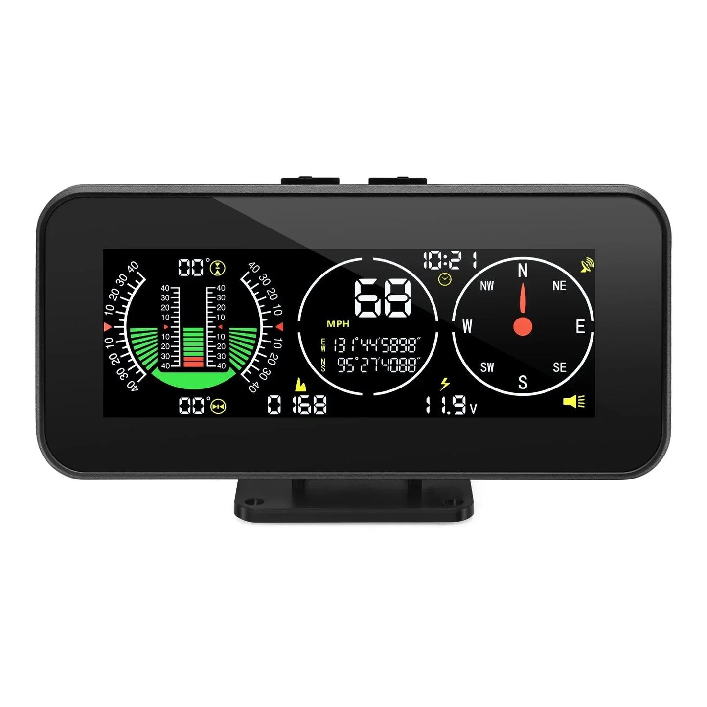 Medidor Digital de Inclinación y Velocidad GPS NNEOBA M60 – Para Auto y Moto